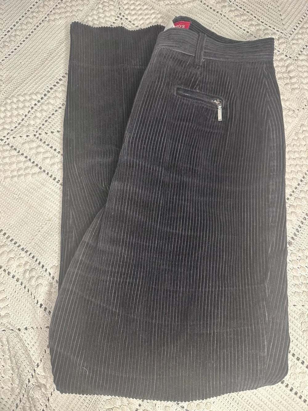Palmetto's Vintage Black Corduroy Pants with Zipper vintage size 11